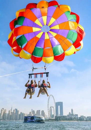 Аттракцион Palm & JBR View Parasailing Experience в Дубае Аттракцион Palm & JBR View Parasailing Experience: билеты