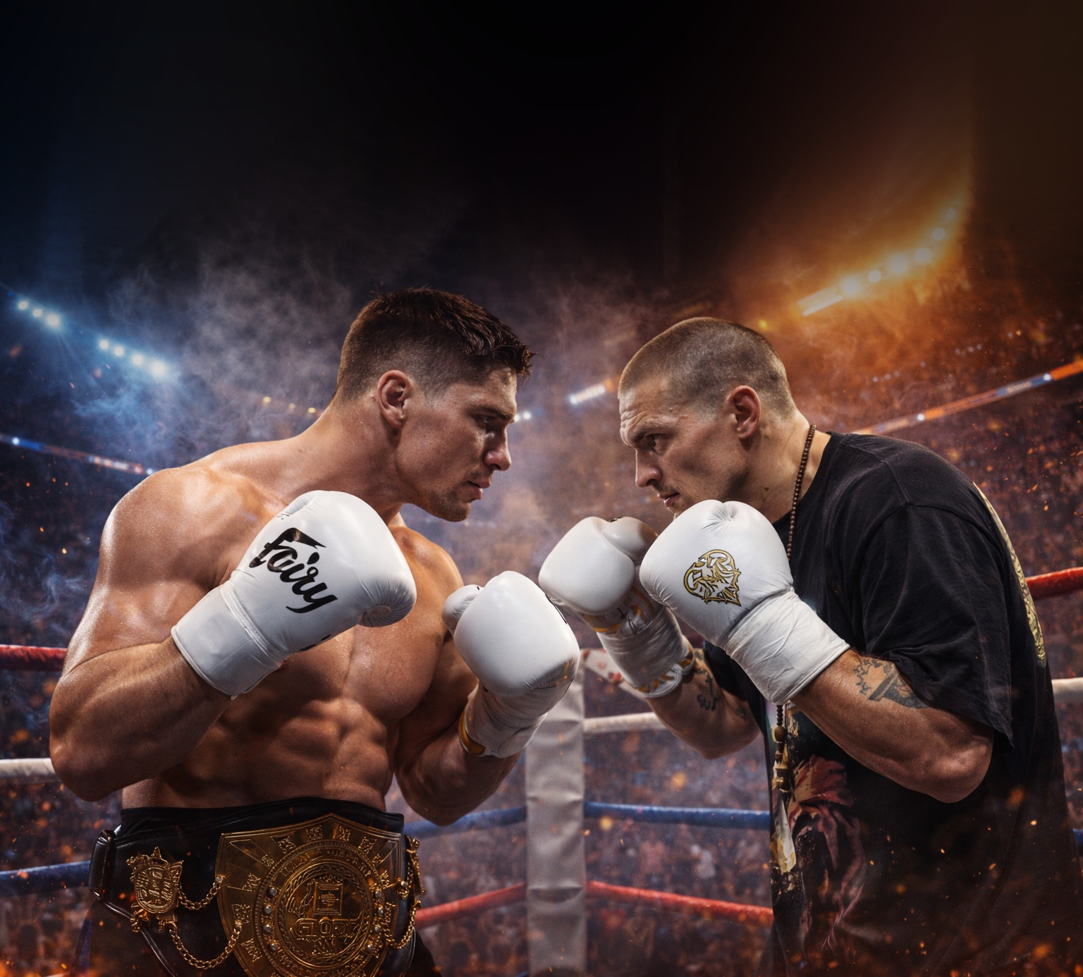 Giza Plateau Boxing Night: Usyk and Verhoeven's Epic Battle Against the ...