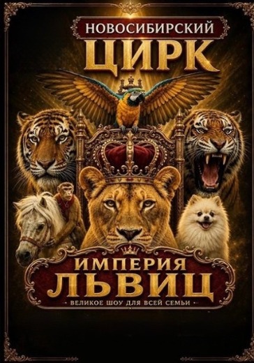 Цирковое шоу «Империя львиц» в Новосибирске Цирковое шоу «Империя львиц»: билеты в Новосибирский государственный цирк