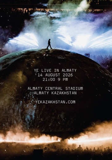 Концерт Kanye West «Ye» Концерт Kanye West «Ye» в Алматы: билеты