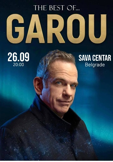 Концерт Garou в Белграде: билеты