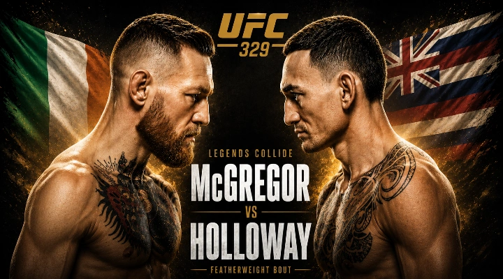 Билеты на турнир UFC 329, Конор Макгрегор против Макса Холлоуэя