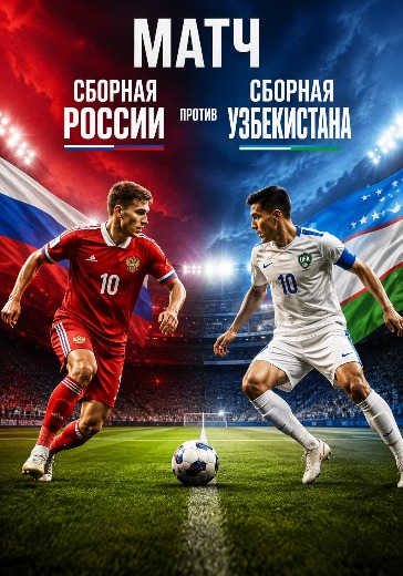Матч Сборная России - Сборная Узбекистана