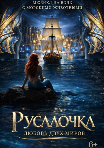 Шоу «Русалочка. Любовь двух миров» в Москве Шоу «Русалочка. Любовь двух миров»: билеты в Москвариум