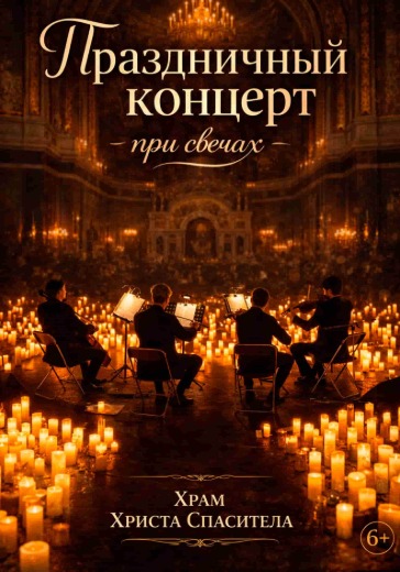 Праздничный концерт при свечах Праздничный концерт при свечах в Москве: билеты