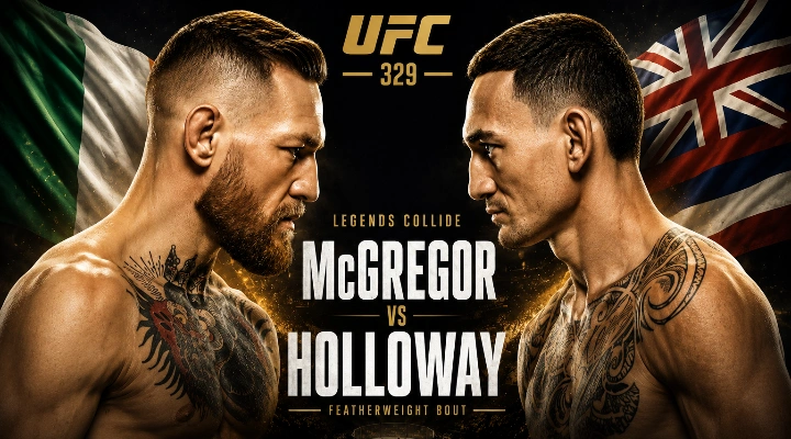 Билеты на турнир UFC 329, Конор Макгрегор против Макса Холлоуэя